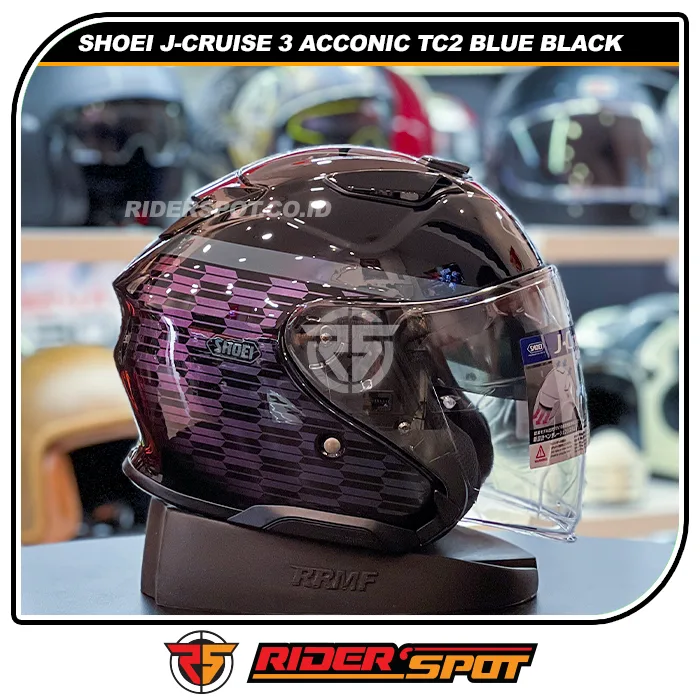 SHOEI J-Cruise 3 Acconic TC2 Blue Black Helmet