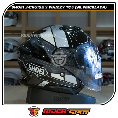 SHOEI J-Cruise 3 Whizzy TC5 Silver Black Helmet