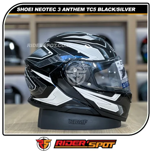 SHOEI Neotec 3 Anthem TC5 Black Silver Helmet