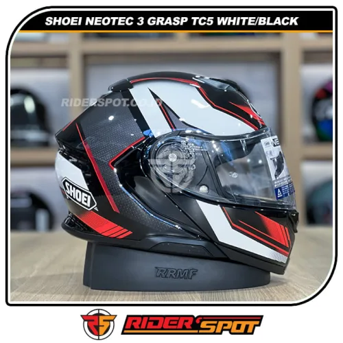 SHOEI Neotec 3 Grasp TC5 White Black Helmet