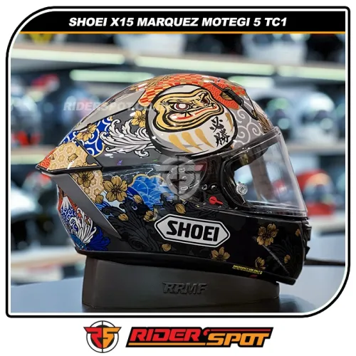 SHOEI X-Fifteen X15 Marquez Motegi 5 TC1 Red Grey Helmet
