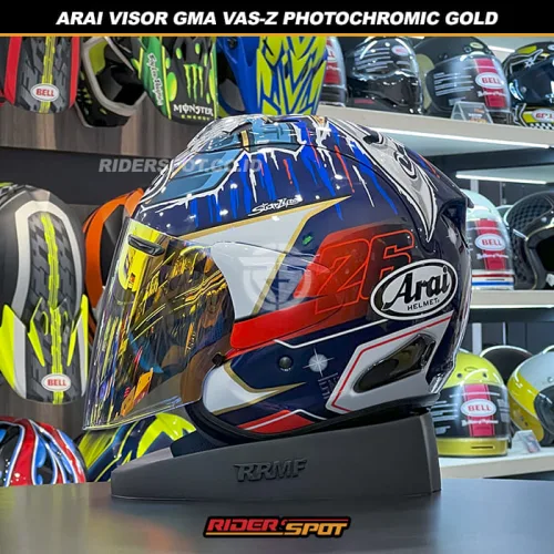 ARAI Visor GMA VAS-Z Photochromic Gold – Riderspot