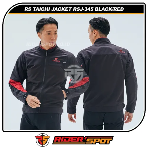 RS TAICHI Jacket RSJ-345 Torque Air Black Red