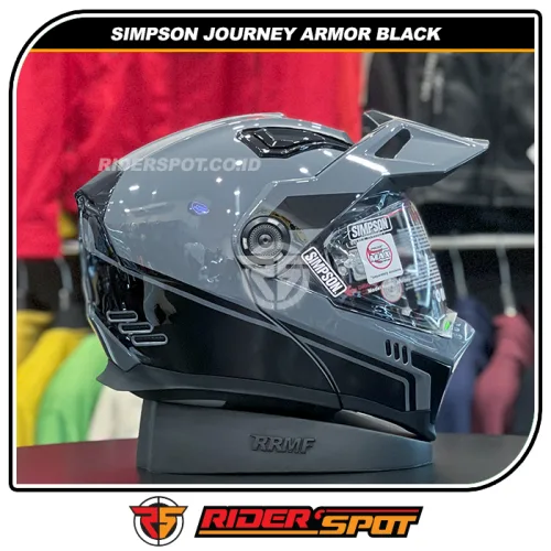 SIMPSON Journey Armor Black Helmet