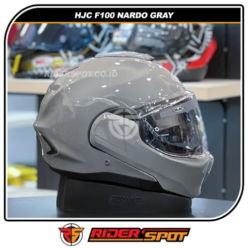 HJC F100 Solid Nardo Gray Helmet