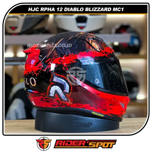 HJC RPHA 12 Diablo Blizzard MC1 Helmet