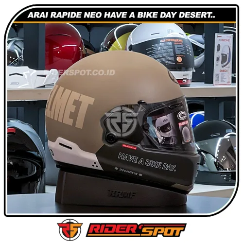 ARAI Rapide NEO Have a Bike Day Desert Sand Helmet