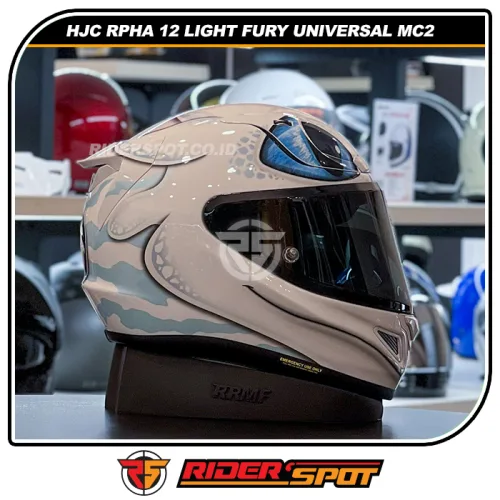 HJC RPHA 12 Light Fury Universal MC2 Helmet