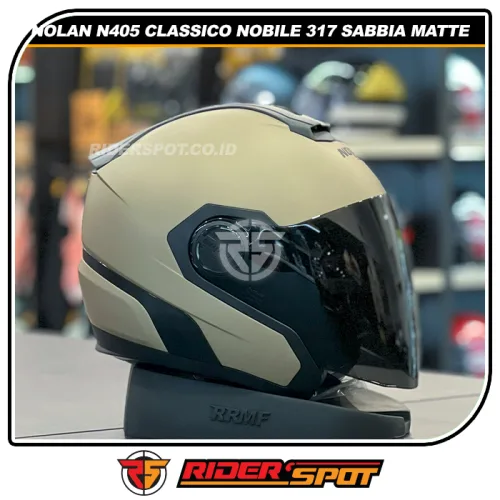 NOLAN N405 Classico Nobile 317 Sabbia Matte Helmet
