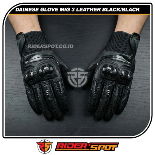 DAINESE Glove MIG 3 Leather Black