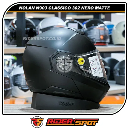 NOLAN N90-3 Classico 302 Nero Matte Helmet