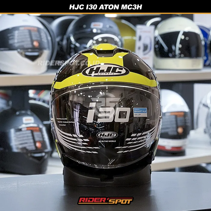 HJC Casco Moto Jet I30 ATON MC3H Taglia S - Con Visiera Parasole E Predisposizione Pinlock