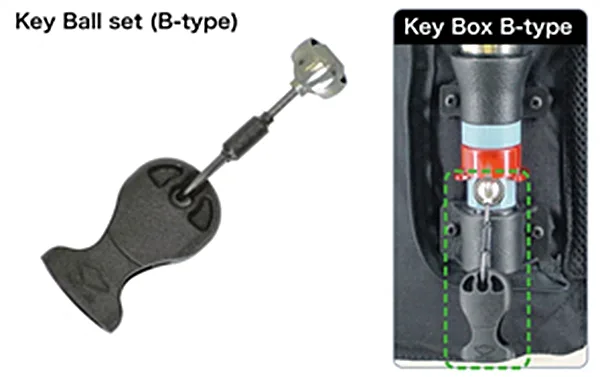 Product Details - HIT-AIR Parts Buckle Type Key Ball Set (B-type)
