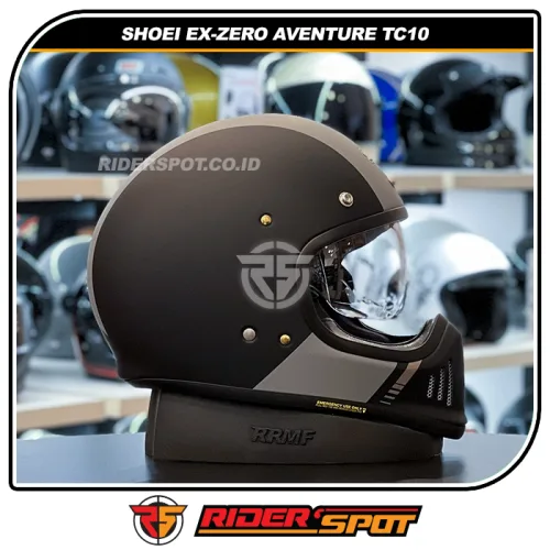 SHOEI EX-ZERO Aventure TC10 Black Grey Helmet