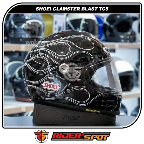 SHOEI Glamster Blast TC5 Black Grey Helmet