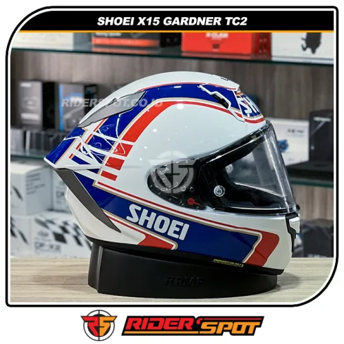 SHOEI X-Fifteen X15 Gardner TC2 Blue Gold Helmet