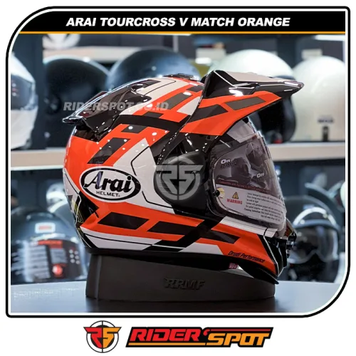 ARAI Tourcross V Match Orange Helmet