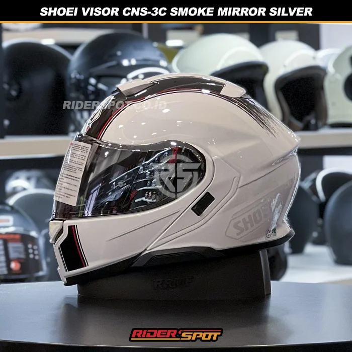 SHOEI Visor Neotec 3 CNS-3C Smoke Mirror Silver – Riderspot