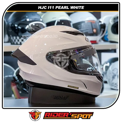 HJC i11 Solid Pearl White Helmet
