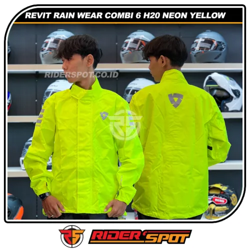 REV'IT Rainsuit Rain Wear Combi 6 H2O Neon Yellow