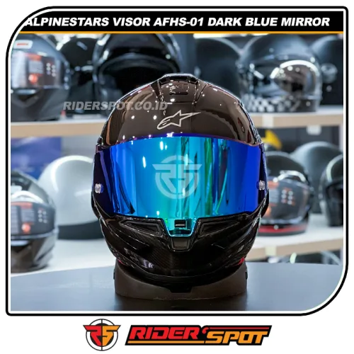 ALPINESTARS Visor Aftermarket AFHS-01 Dark Blue Mirror