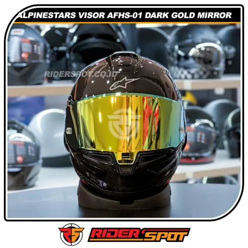 ALPINESTARS Visor Aftermarket AFHS-01 Dark Gold Mirror