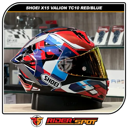 SHOEI X-Fifteen X15 Valion TC10 Red Blue Helmet
