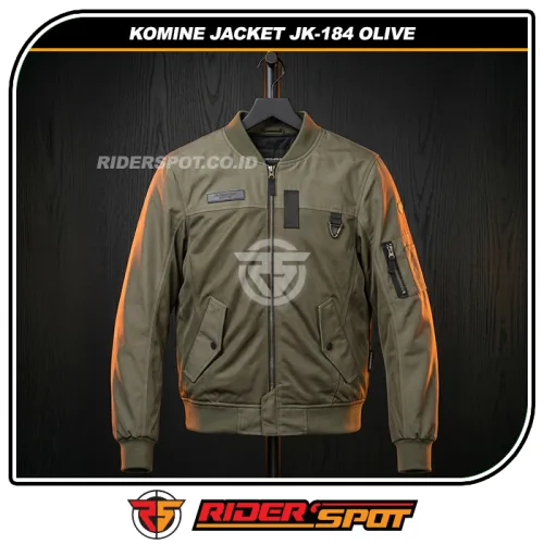 KOMINE Jacket JK-184 Enigma G2 Flight Mesh Olive