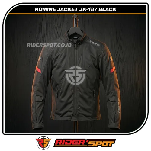 KOMINE Jacket JK-187 Enigma G2 Half Mesh Black