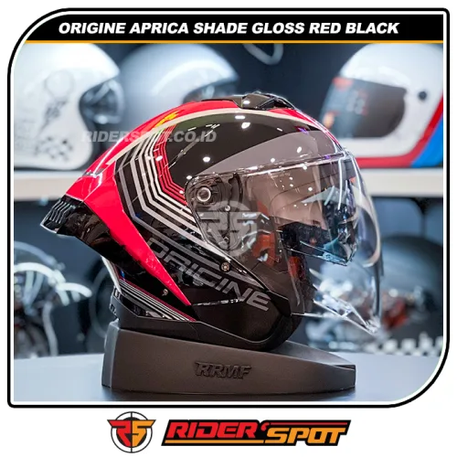 ORIGINE Aprica Shade Gloss Red Black Helmet