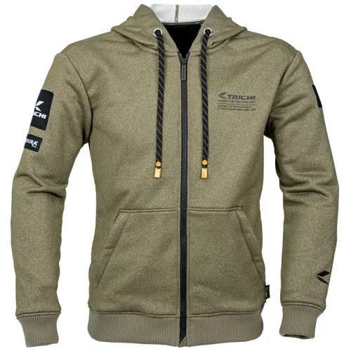 RS TAICHI Jacket RSJ-330 Cordura Hoodie Combat Khaki – Riderspot