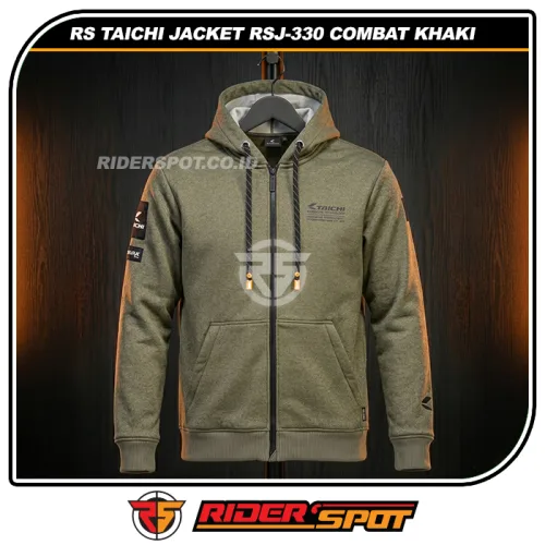 RS TAICHI Jacket RSJ-330 Cordura Hoodie Combat Khaki