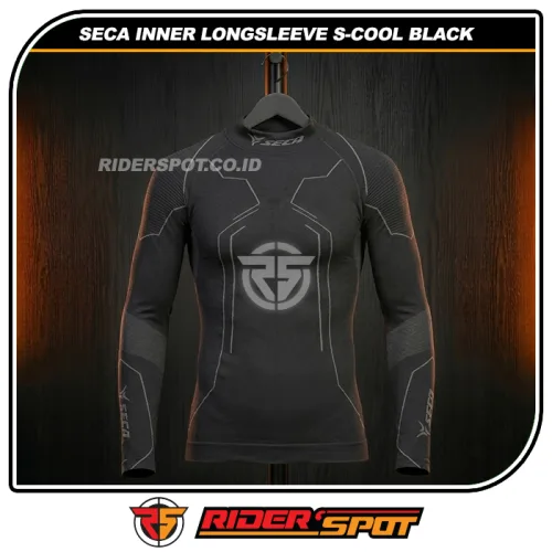 SECA Inner Longsleeve S-Cool Thermoactive Underwear Black