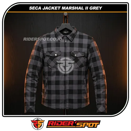 SECA Flannel Jacket Marshal II Grey