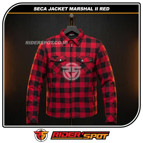 SECA Flannel Jacket Marshal II Red