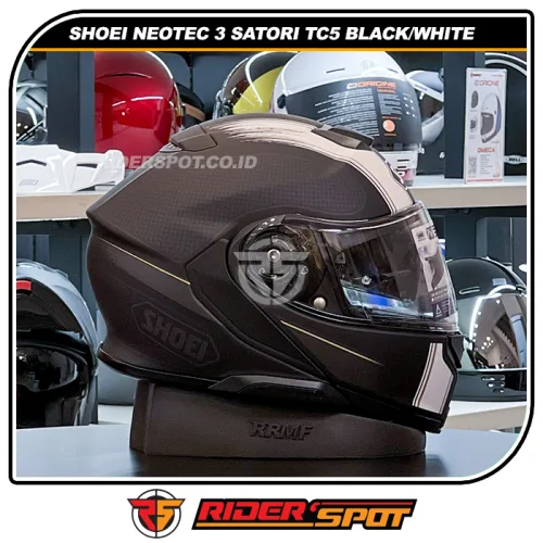 SHOEI Neotec 3 Satori TC5 Black White Helmet