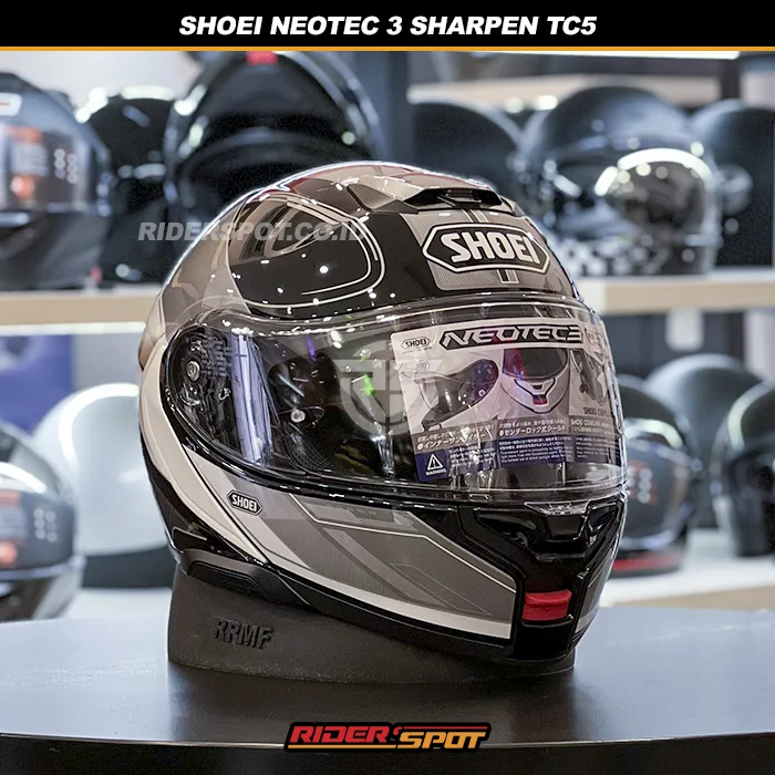SHOEI Neotec 3 Sharpen TC5 Black Grey Helmet