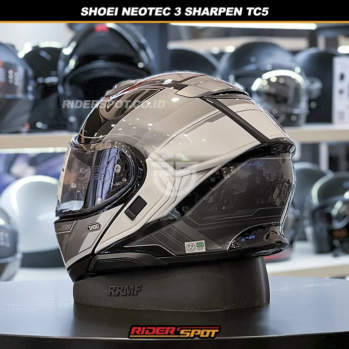 SHOEI Neotec 3 Sharpen TC5 Black Grey Helmet