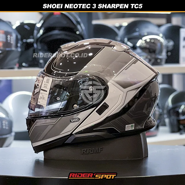 SHOEI Neotec 3 Sharpen TC5 Black Grey Helmet