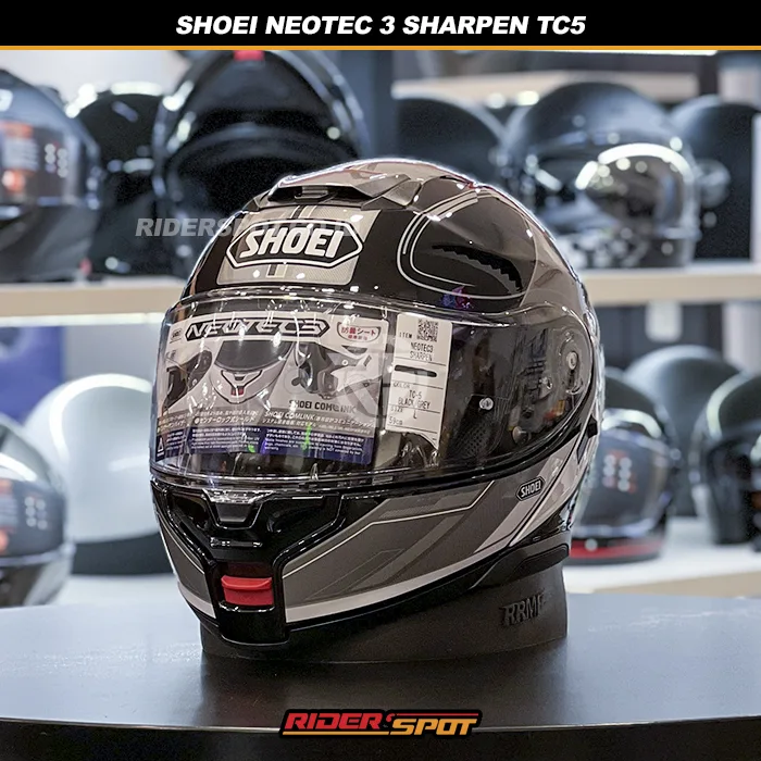 SHOEI Neotec 3 Sharpen TC5 Black Grey Helmet