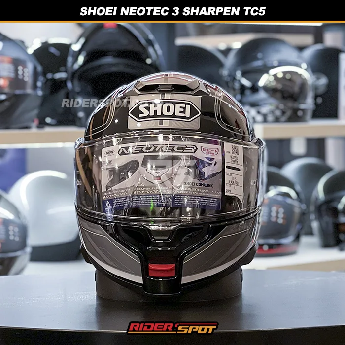 SHOEI Neotec 3 Sharpen TC5 Black Grey Helmet