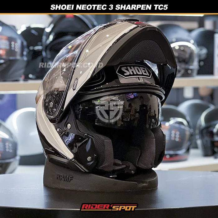 SHOEI Neotec 3 Sharpen TC5 Black Grey Helmet
