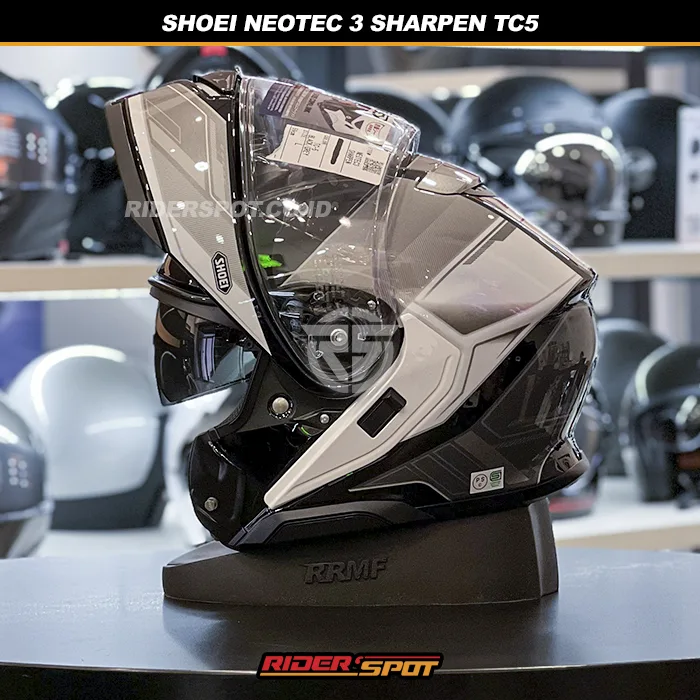 SHOEI Neotec 3 Sharpen TC5 Black Grey Helmet