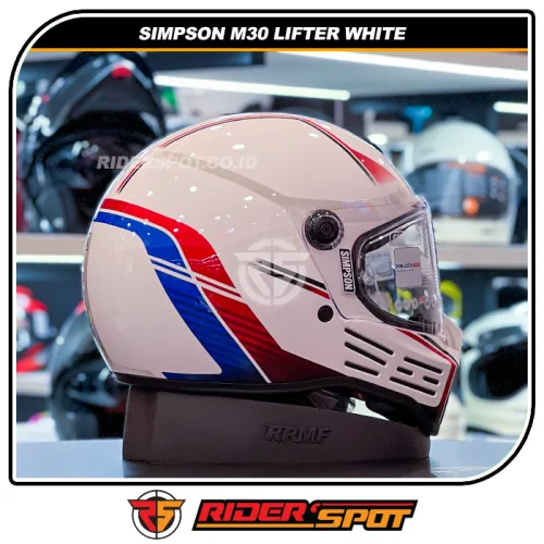 SIMPSON M30 Lifter White Helmet