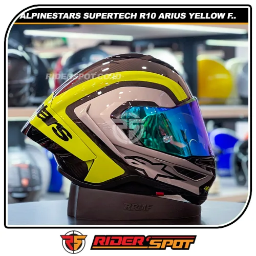 ALPINESTARS Supertech R10 Arius Yellow Fluo Glossy