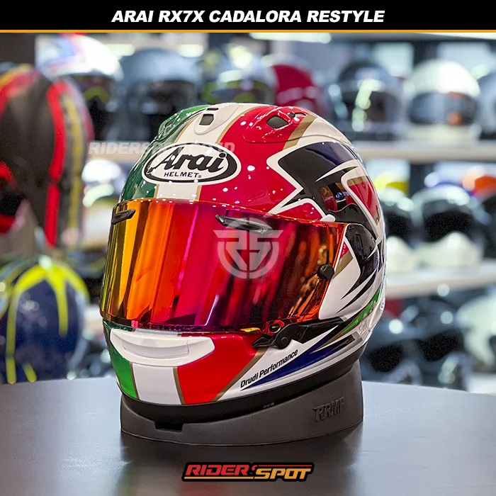 ARAI RX-7X Cadalora Restyle Helmet – Riderspot