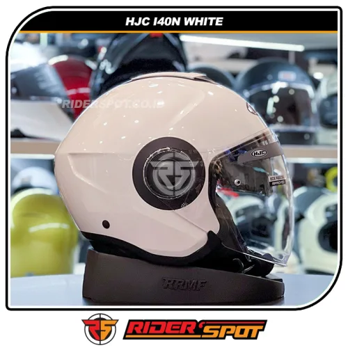 HJC i40 Solid Pearl White