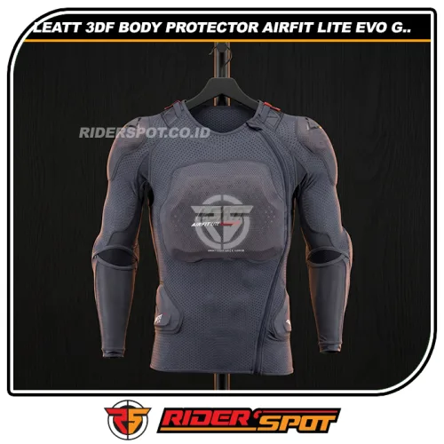 LEATT 3DF Body Protector AirFit Lite Evo Grey