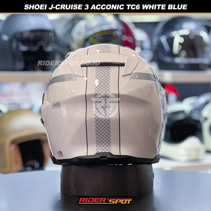 SHOEI J-Cruise 3 Acconic TC6 White Blue Helmet