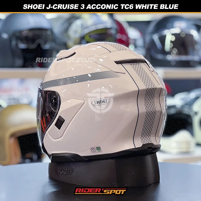 SHOEI J-Cruise 3 Acconic TC6 White Blue Helmet